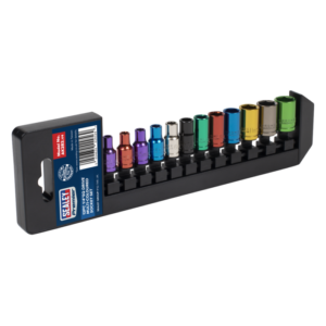Premier Multi-Coloured Socket Set 1/4"Sq Drive 12pc Vinny Byrne Premier Multi-Coloured Socket Set 1/4"Sq Drive 12pc