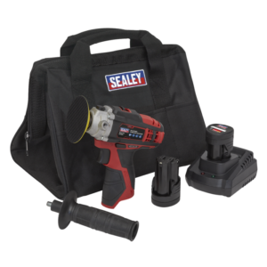 SV12 Series 71mm Cordless Polisher Kit 12V 2Ah - 2 Batteries Vinny Byrne SV12 Series 71mm Cordless Polisher Kit 12V 2Ah - 2 Batteries