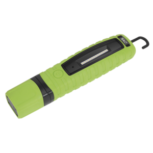 Rechargeable 360° Inspection Light 8W & 3W SMD LED - Green Vinny Byrne Rechargeable 360° Inspection Light 8W & 3W SMD LED - Green