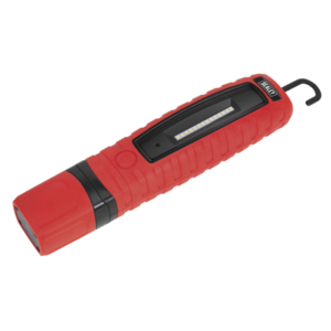 Rechargeable 360° Inspection Light 8W & 3W SMD LED - Red Vinny Byrne Rechargeable 360° Inspection Light 8W & 3W SMD LED - Red