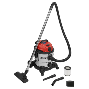 Industrial Vacuum Cleaner Stainless Drum Auto Start 20L 1400W Vinny Byrne Industrial Vacuum Cleaner Stainless Drum Auto Start 20L 1400W