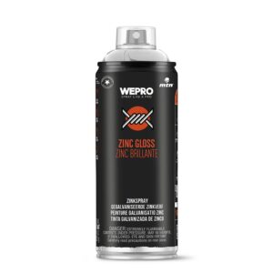 WEPRO Cold Galvanised Zinc Spray, 3 Finishes - 400ml Vinny Byrne WEPRO Cold Galvanised Zinc Spray, 3 Finishes - 400ml
