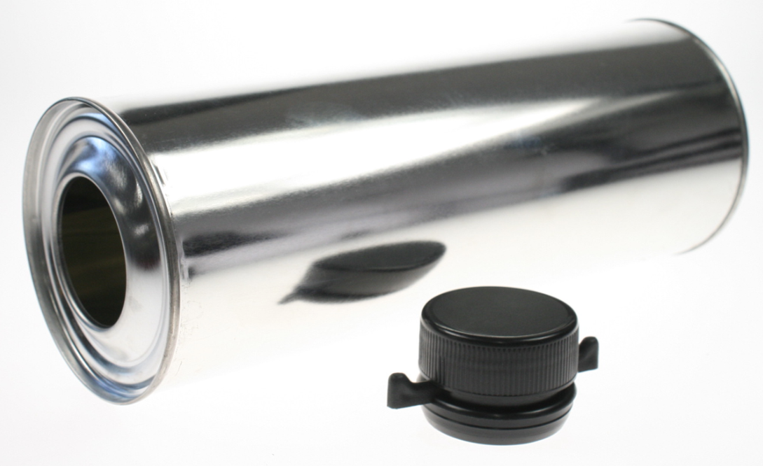 Aluminium Underbody Seal Canister with Plastic Cap