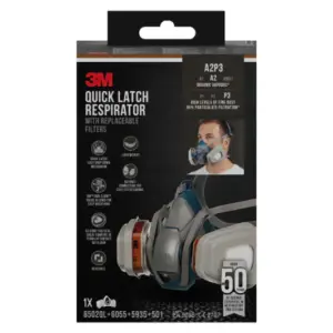 3M™ Quick Latch Respirator with Replaceable Filters 6502QLKIT-1