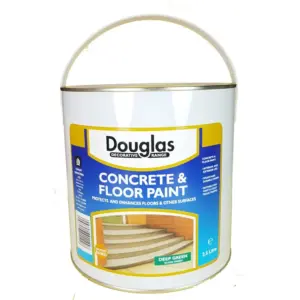 Douglas Concrete & Floor Paint, Deep Green - 2.5L
