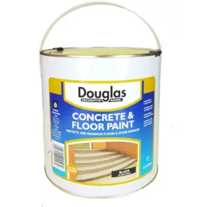 Douglas Concrete & Floor Paint, Black - 2.5L