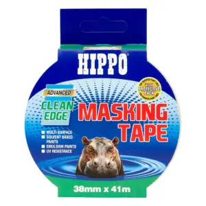 Hippo Clean Edge Masking Tape - 38mm x 41m