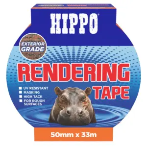 Hippo Rendering Tape - 50mm x 33m Vinny Byrne Hippo Rendering Tape - 50mm x 33m