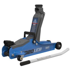 Low Profile Short Chassis Trolley Jack 2 Tonne - Blue Vinny Byrne Low Profile Short Chassis Trolley Jack 2 Tonne - Blue