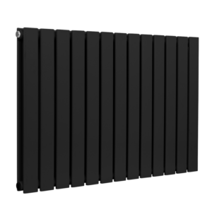 Baridi Horizontal Radiator Contemporary Double Flat Panel Design 600 x 910mm – Black Vinny Byrne Baridi Horizontal Radiator Contemporary Double Flat Panel Design 600 x 910mm – Black