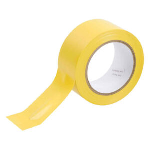 PVC Safety Line Marking Tape, Yellow - 50mt x 75mm Vinny Byrne PVC Safety Line Marking Tape, Yellow - 50mt x 75mm